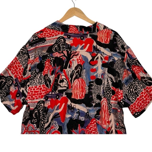 Deus Ex Machina Short Sleeve Button Up Shirt Size XL - Picture 5 of 10